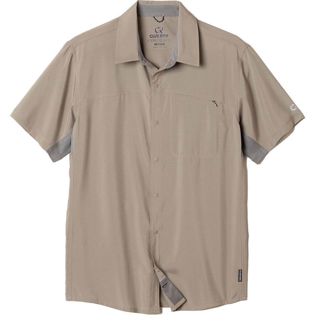 Club Ride Apparel Men's Protocol Jersey - Short Sleeve in Oak - Size: Small