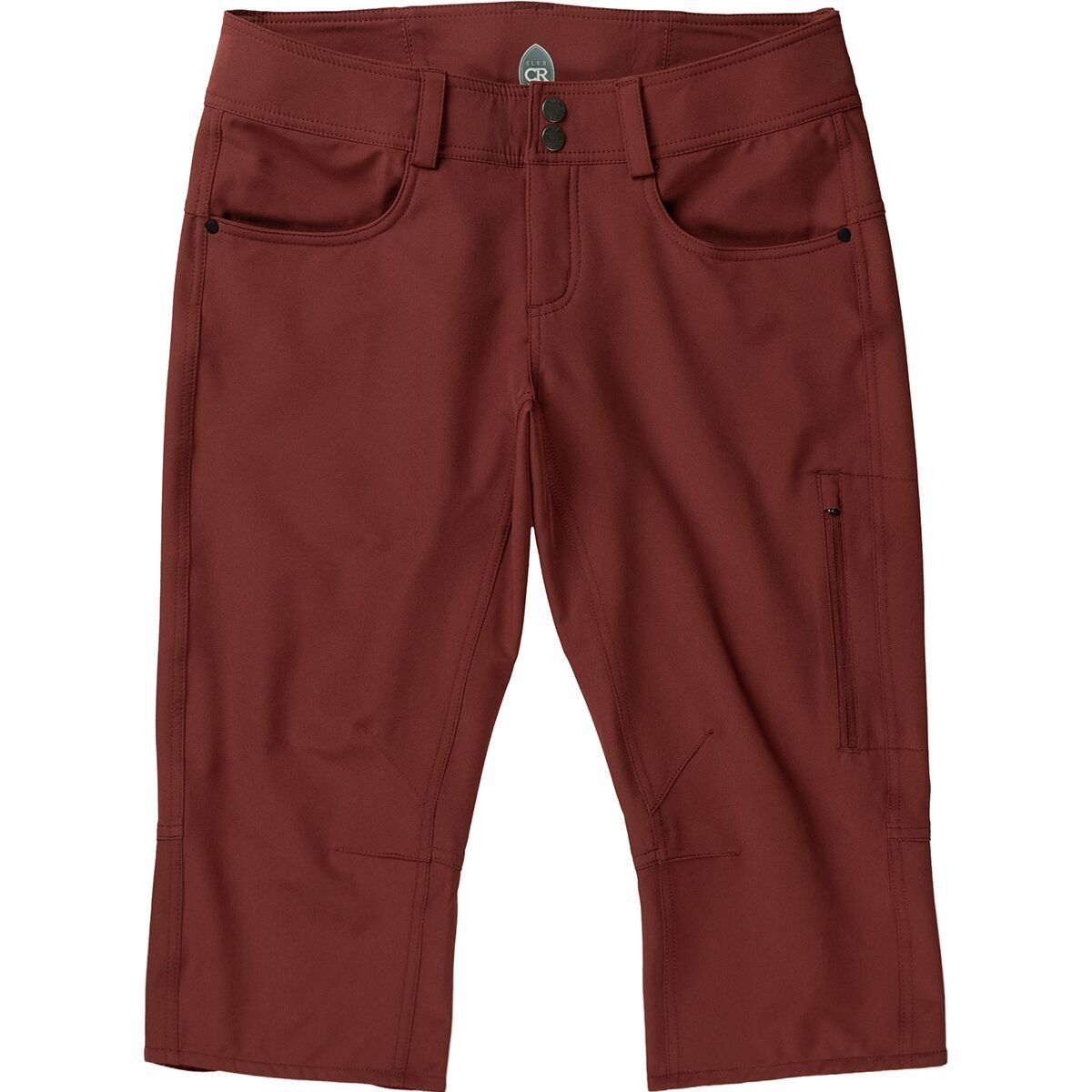 Club Ride Apparel Women's Joanie Capri in Brown Sugar - Size: Large