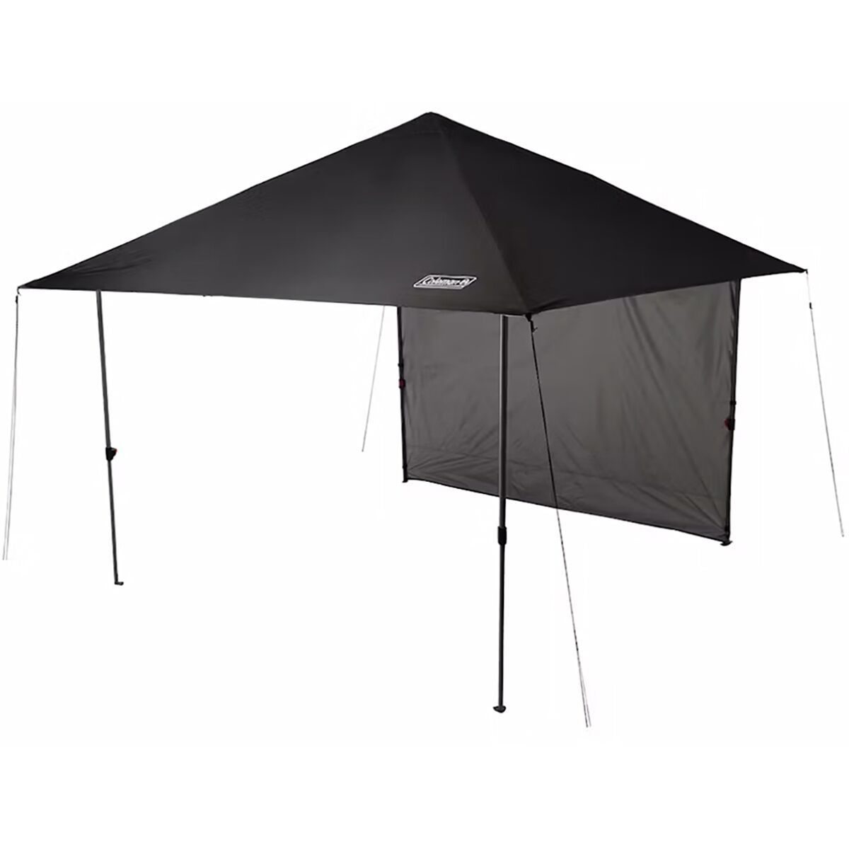 Coleman Oasis Lite 10 x 10 Canopy With Sun Wall in Black