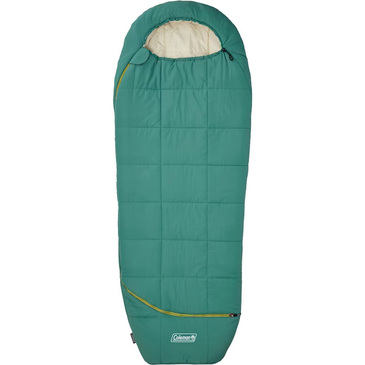 Coleman Big Bay Contour Sleeping Bag: 40F Synthetic in Teal
