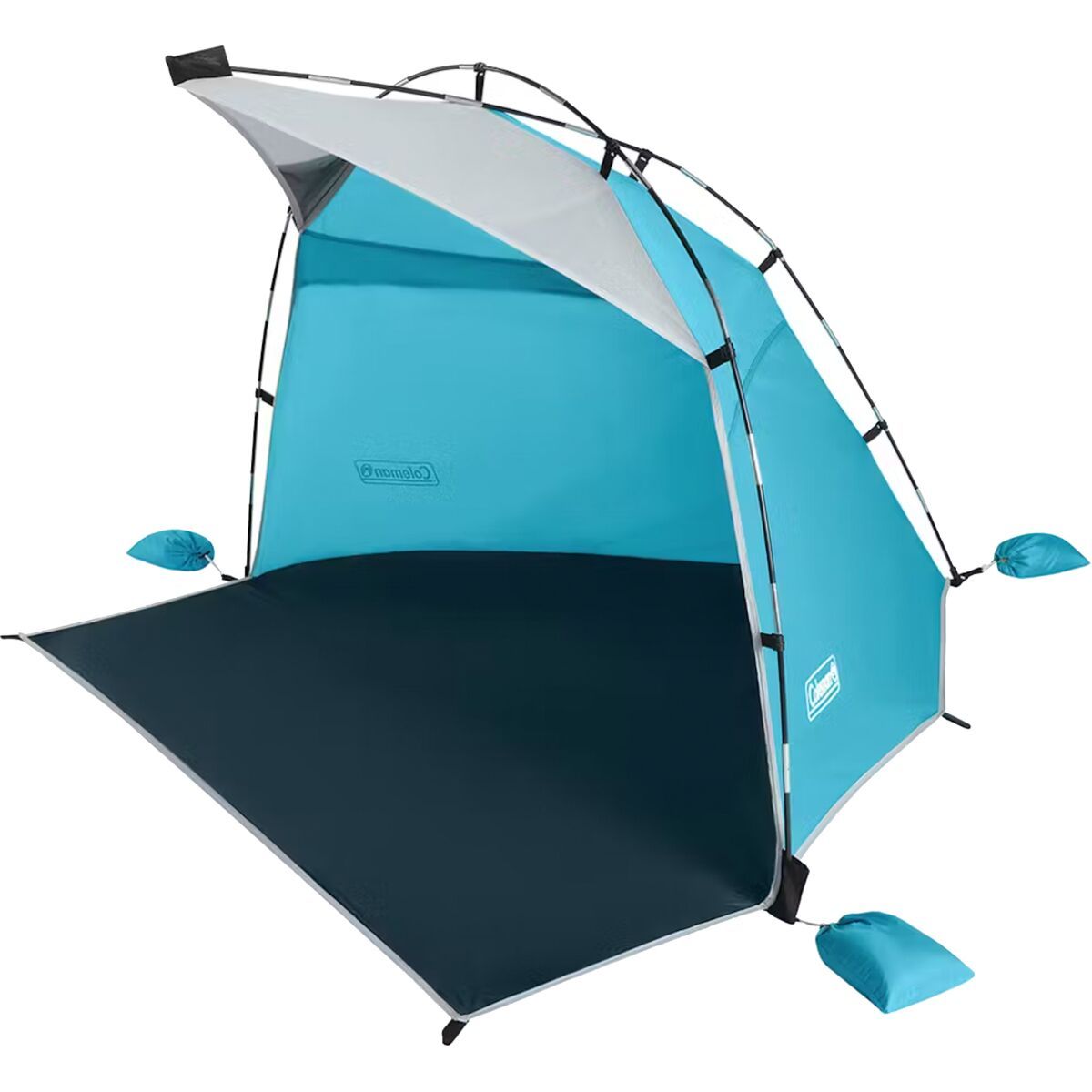 Coleman Skyshade Beach Shade in Caribbean Blue - Size: Small