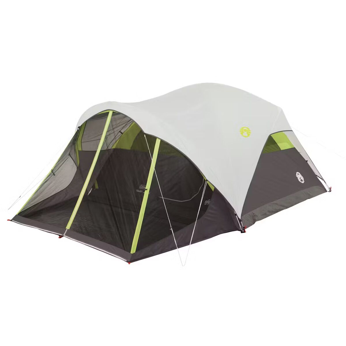 Coleman 6-Person Steel Creek Fast Pitch Dome Tent + Screen Room in Green