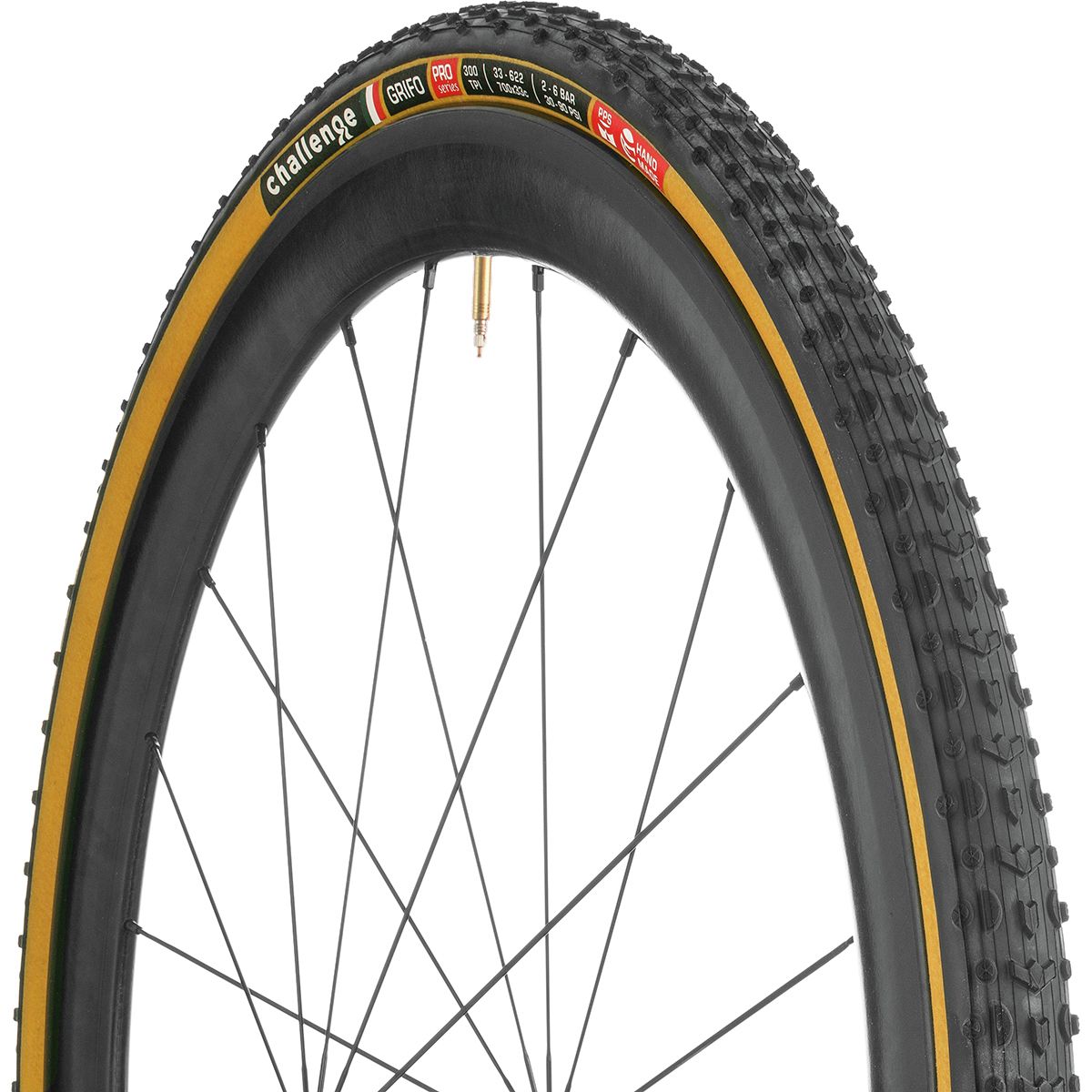 Challenge Challenge Grifo 33 Cross Tire - Clincher in Black / Tan - Size: 700x33 - $41.79 at SteepandCheap.com