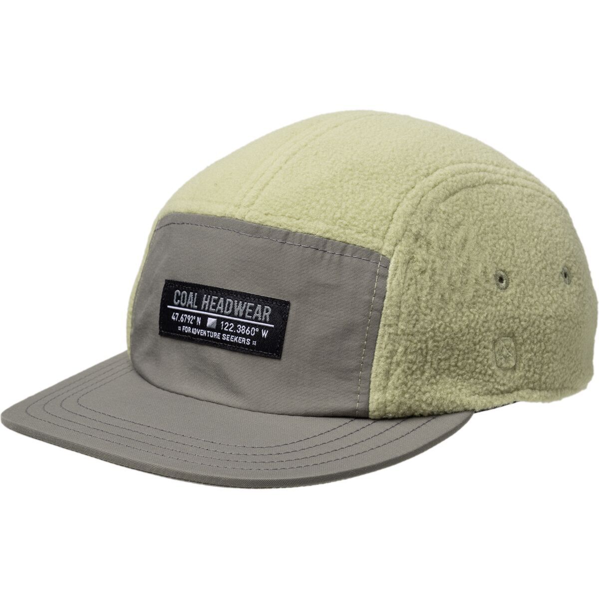 Coal Headwear Bridger 5-Panel Hat in Grey / Green