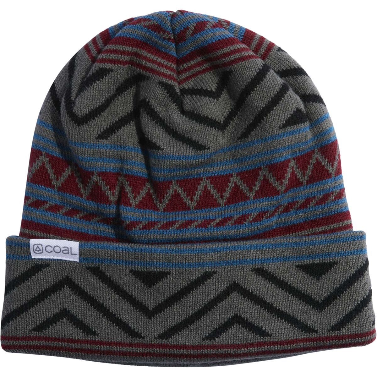 Coal Headwear The Weston Beanie in Brown / Orange