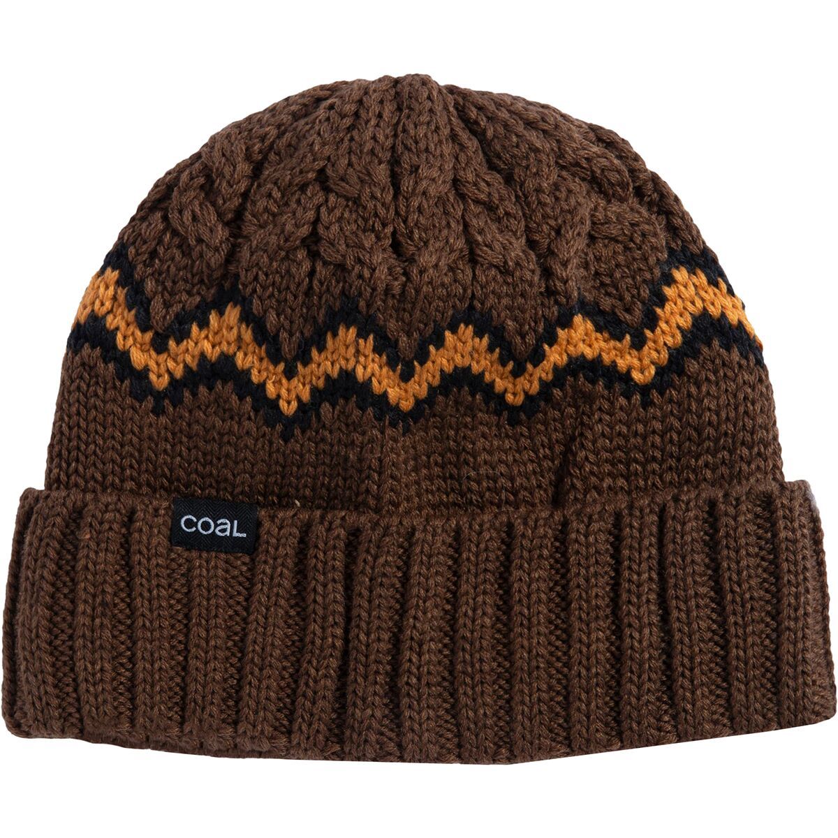 Coal Headwear Meadows Beanie in Brown / Orange
