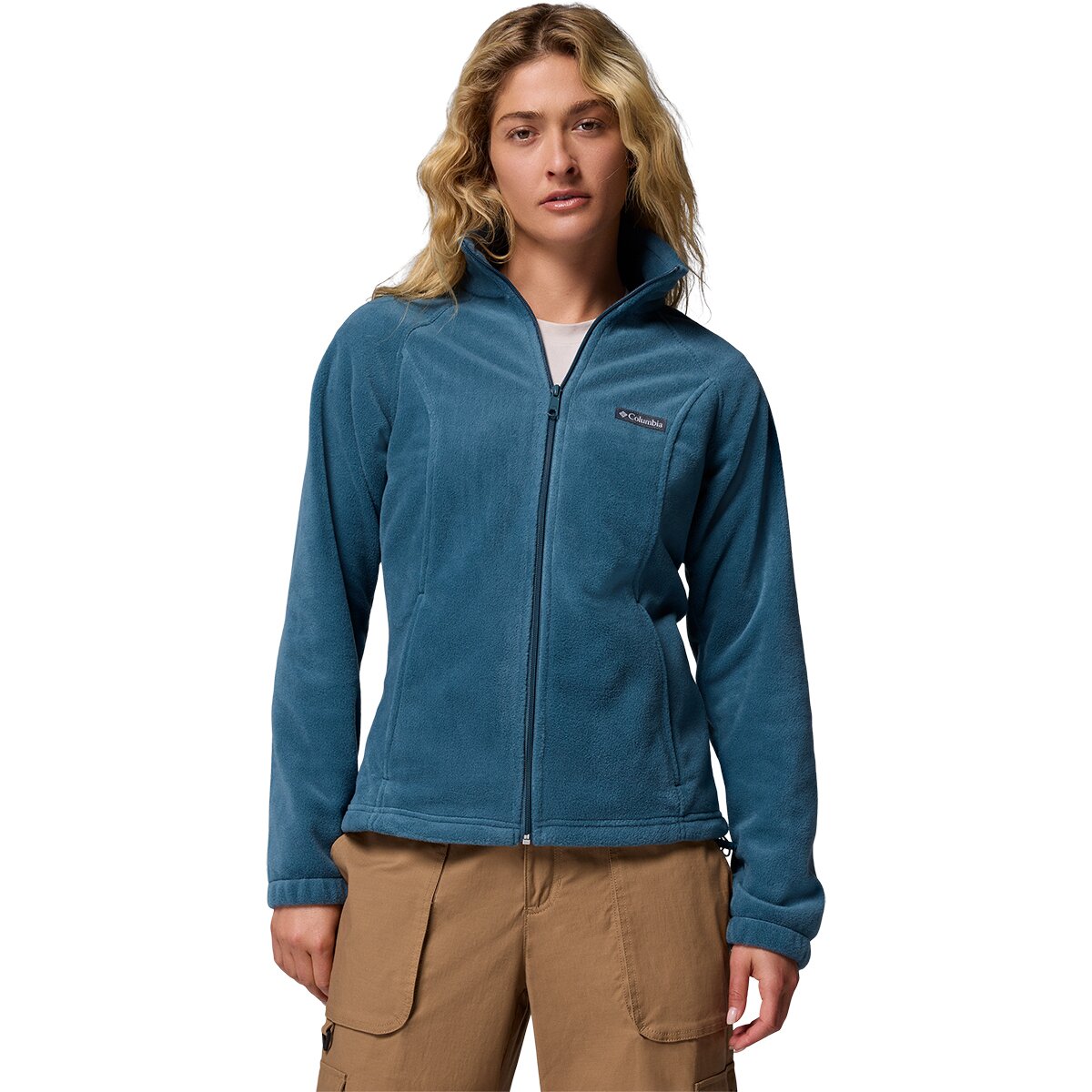 Columbia Columbia Women's Benton Springs Full-Zip Fleece Jacket in Vintage Blue - Size: Small - $35.74 at SteepandCheap.com