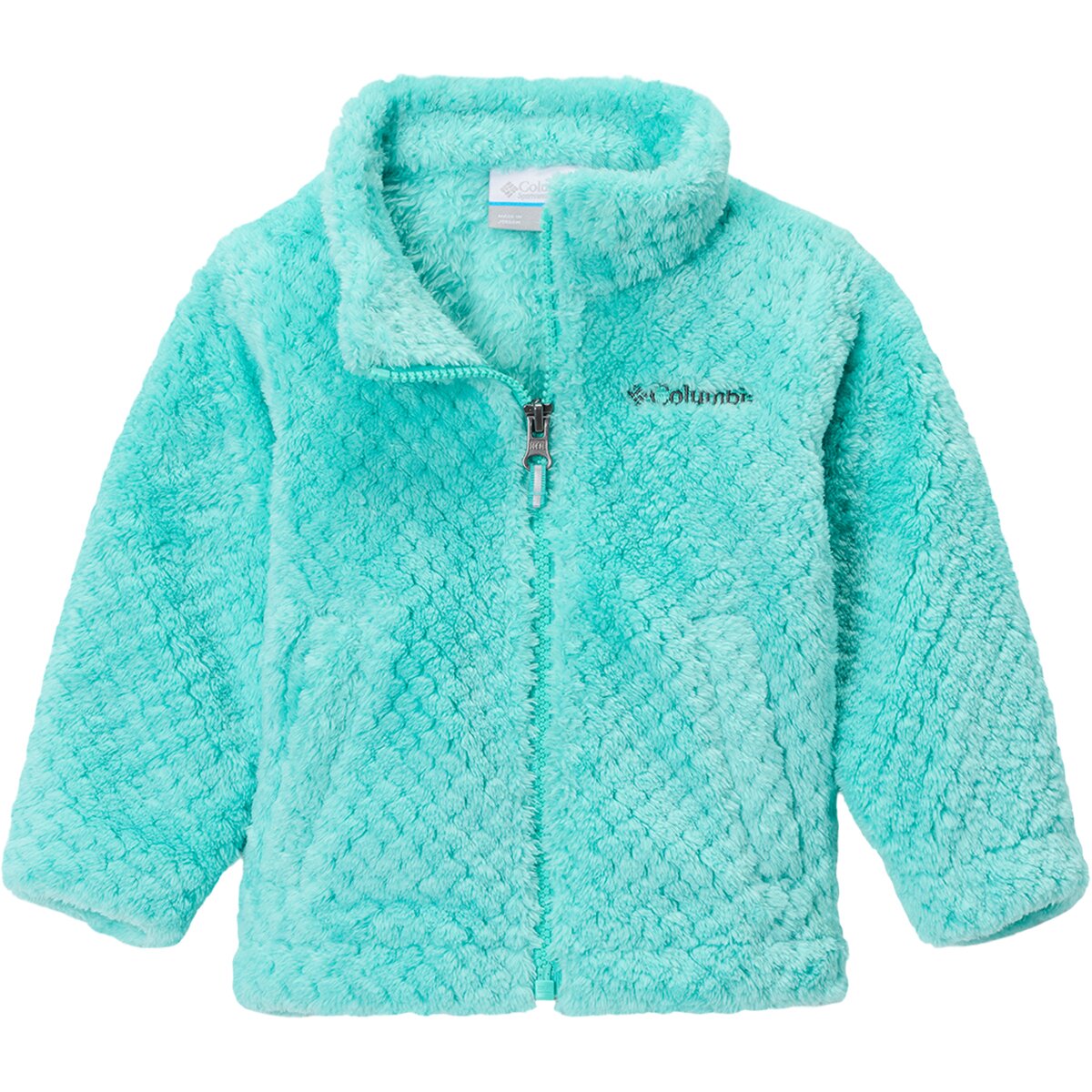 Columbia Fire Side Sherpa Full-Zip Fleece Jacket - Toddler Girls' in Dolphin - Size: 3T