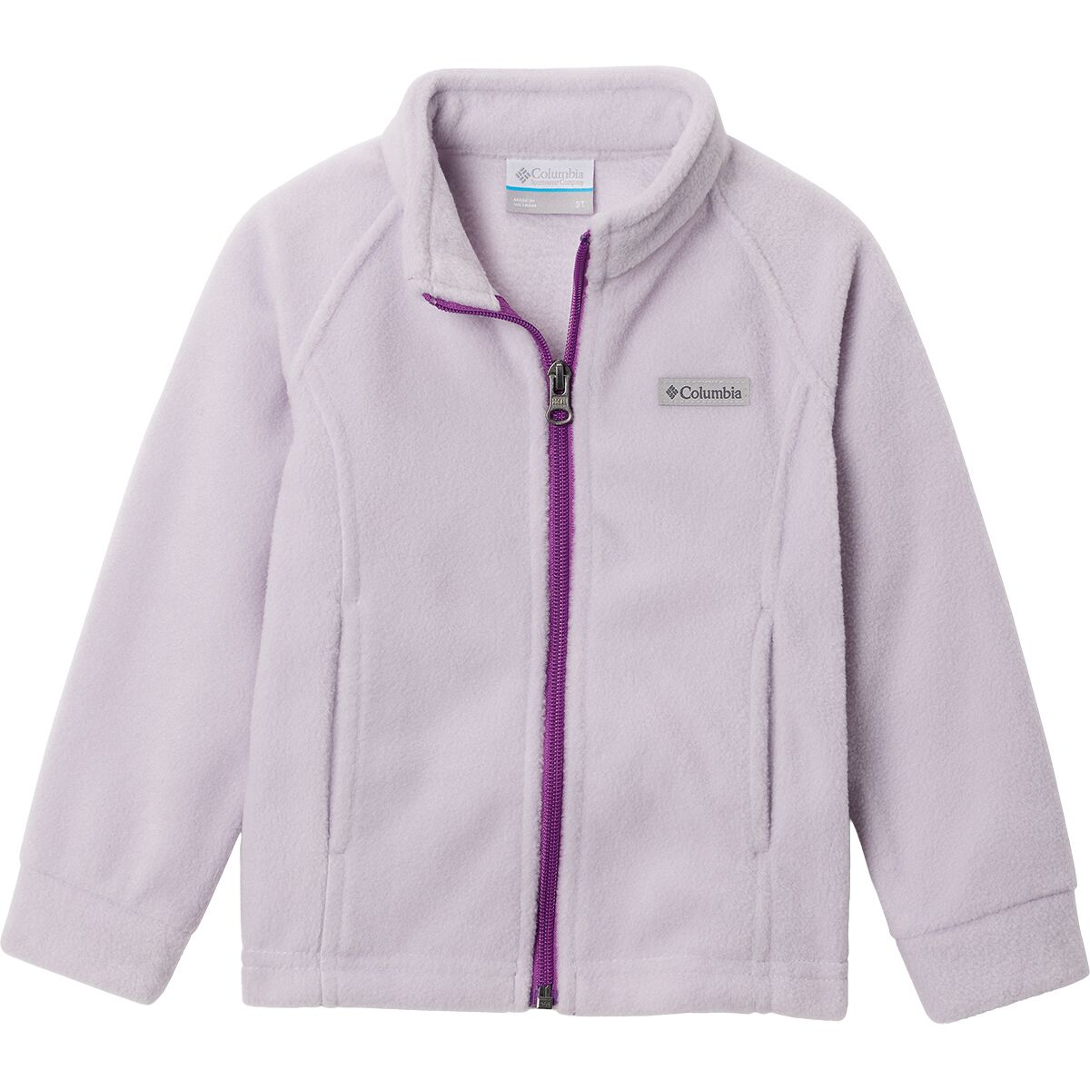 Columbia Benton Springs Fleece Jacket - Toddler Girls' in Lavender Pearl - Size: 4T
