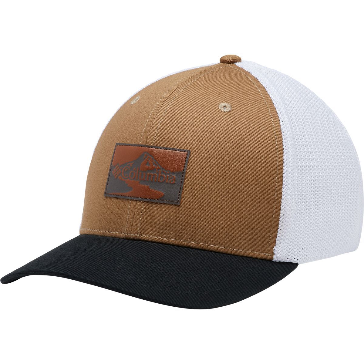Columbia Rugged Outdoor Mesh Hat in Delta / Shark / Tree Flag Patch - Size: L/XL