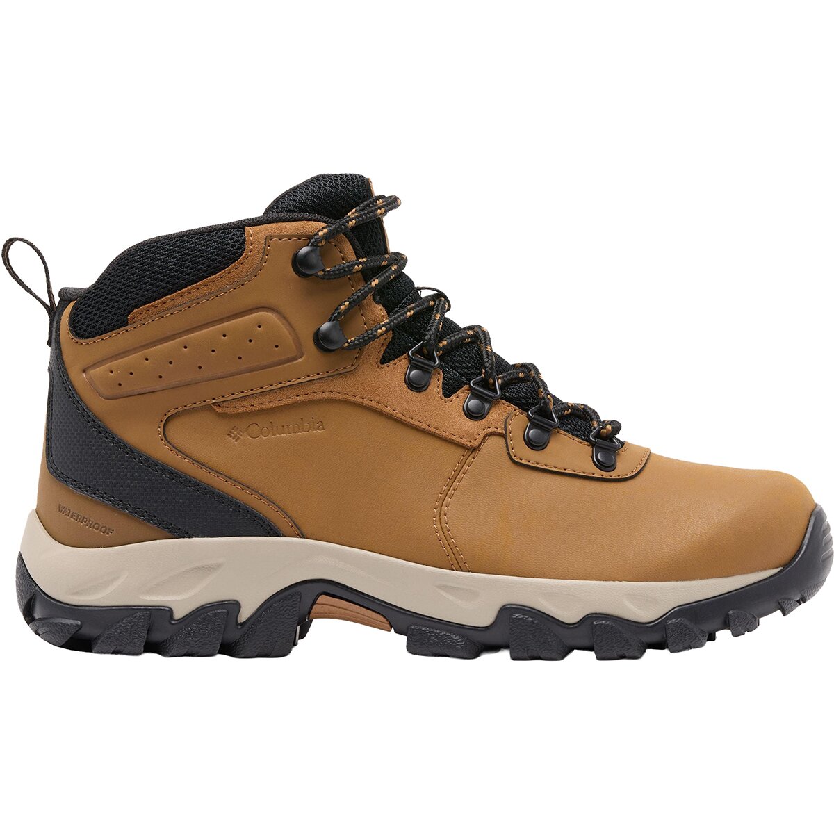 Columbia Men's Newton Ridge Plus II Waterproof Wide Hiking Boot in Black2 - Size: