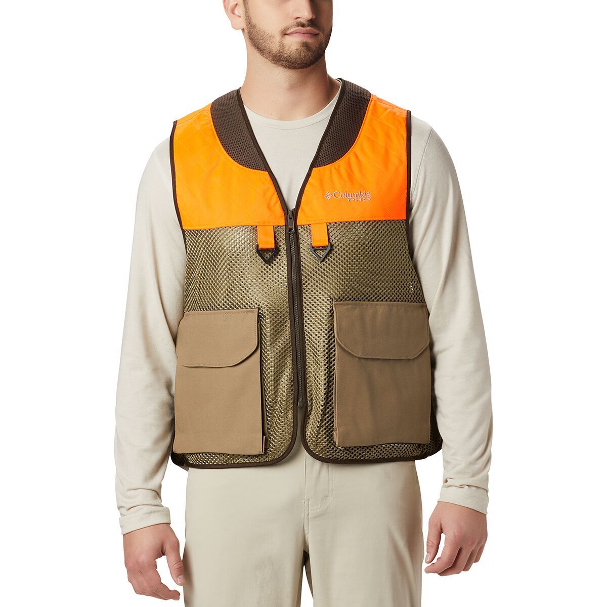 Columbia Men's Ptarmigan Bird Vest in Flax - Size: XL