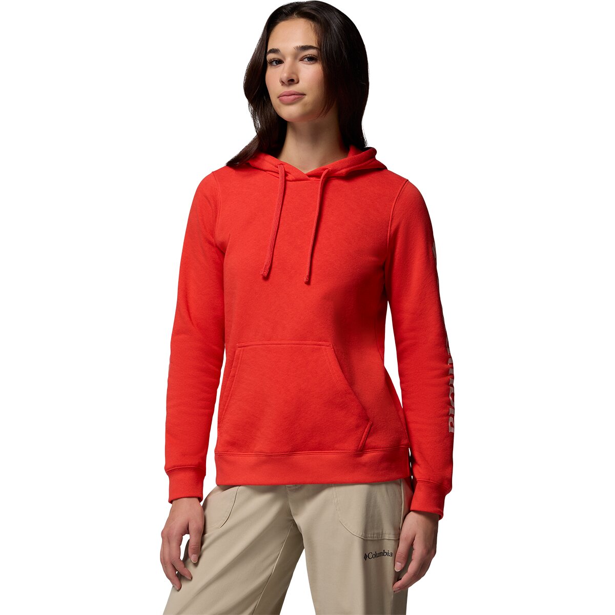 Columbia Columbia Women's Trek Graphic Hoodie in Black / Gem Columbia Sleeve - Size: Medium - $40.95 at SteepandCheap.com