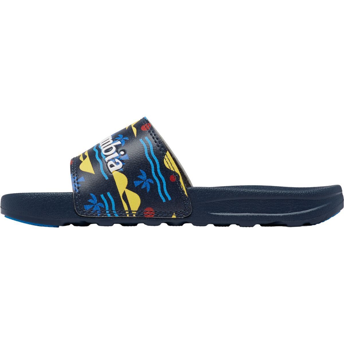 Columbia Hood River Slide - Kids' in Collegiate Navy / White - Size: 3