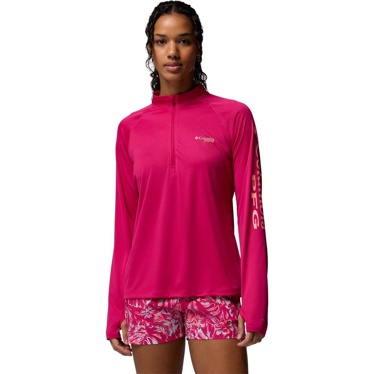 Columbia Women's Tidal 1 in 4-Zip T-Shirt - Size: Small