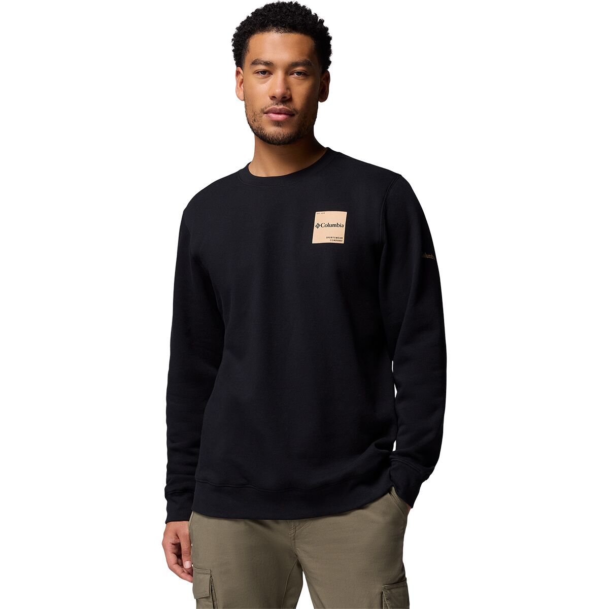 Columbia Men's Trek Crew Pullover in Black / Boxy Brand - Size: Medium