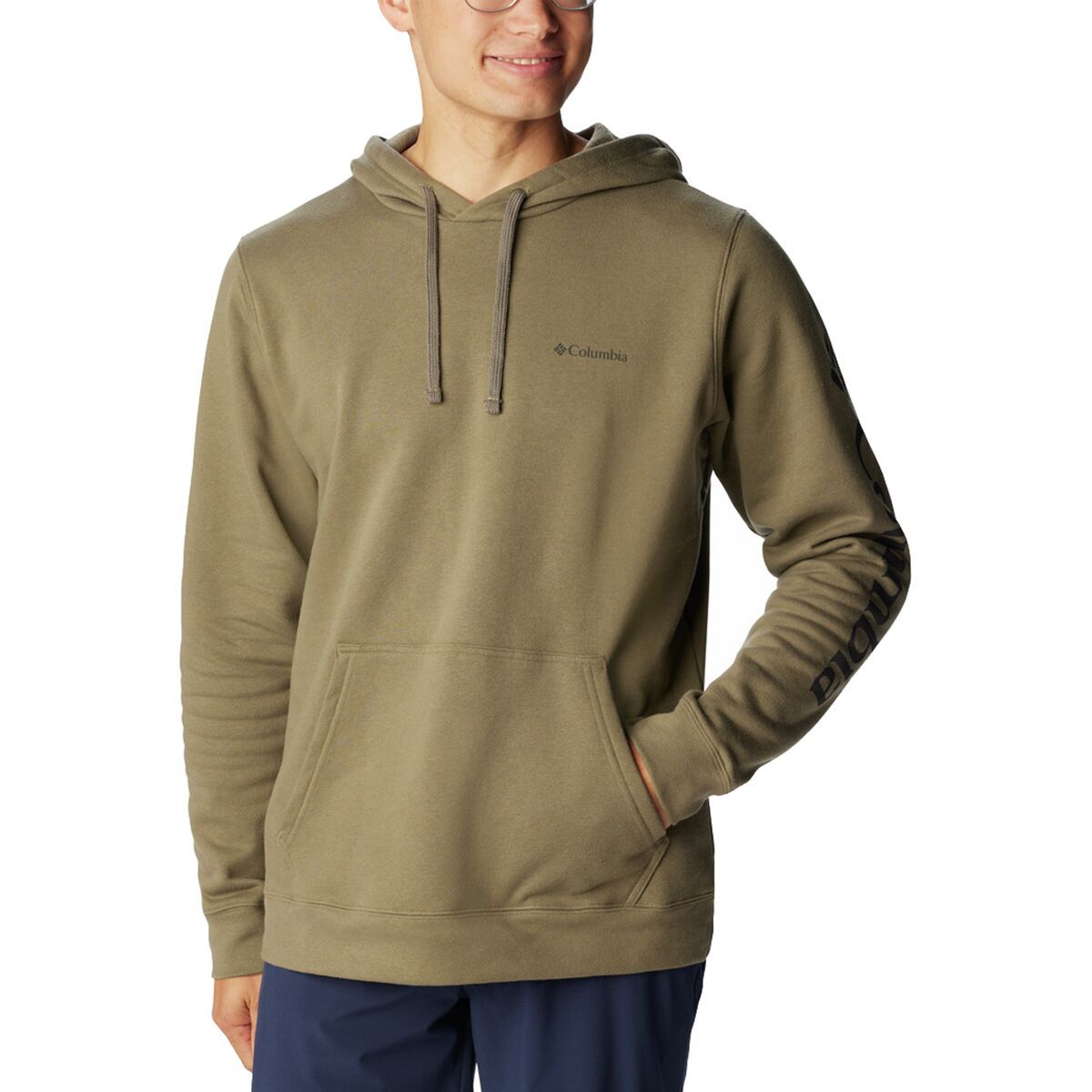 Columbia Men's Trek Hoodie in Csc Sleeve Logo - Size: Large
