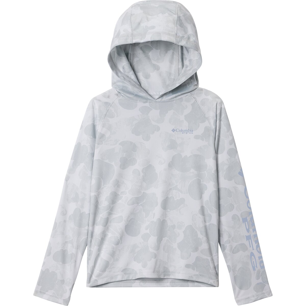 Columbia Boy's Super Terminal Tackle Hoodie in Cool Grey Deltawoods - Size: Small