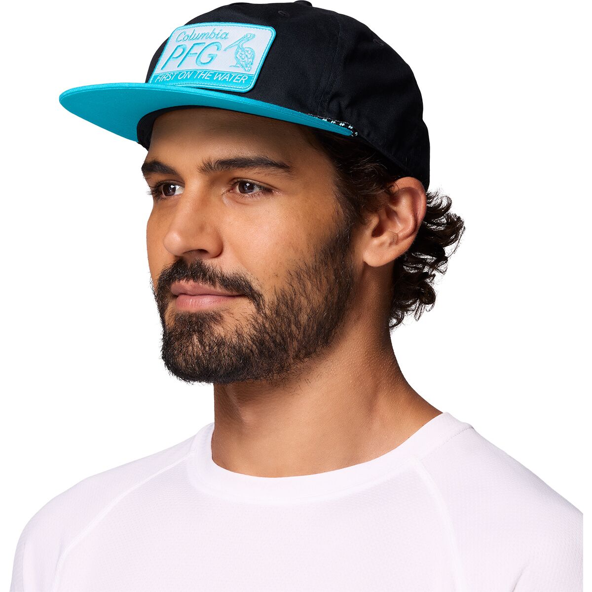 Columbia Columbia PFG Back Tack Snapback Hat in Black / Ocean Teal / Pelican Fotw - $19.49 at Steep and Cheap