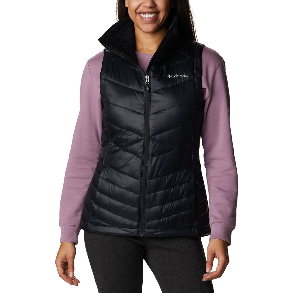 Columbia Women's Joy Peak II Vest in Black - Size: Small