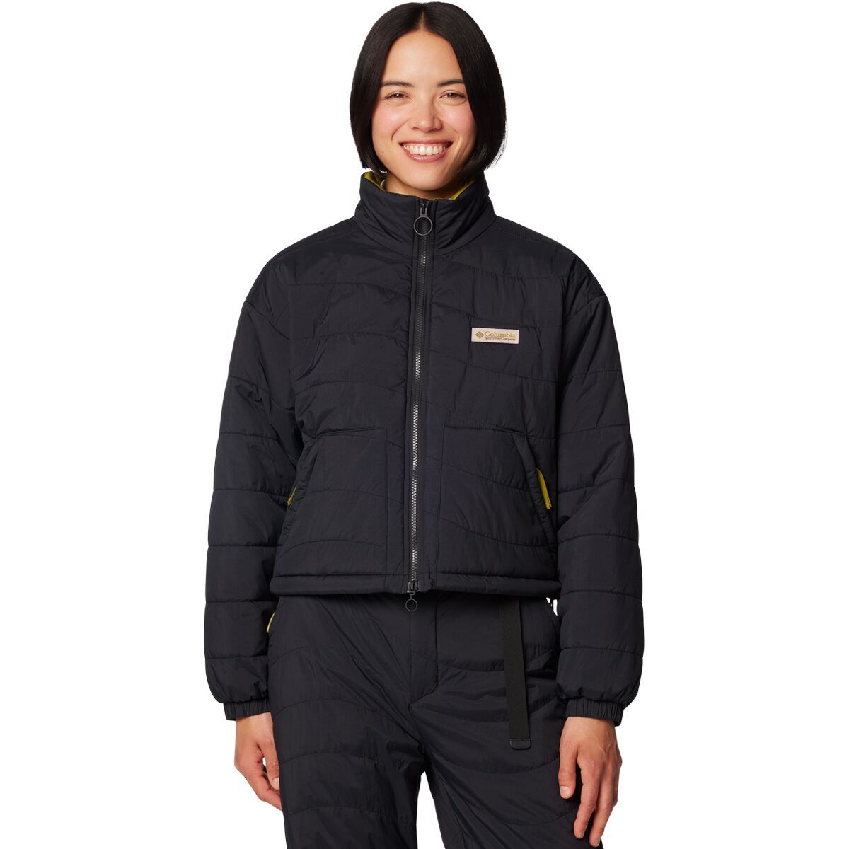 Columbia Women's Wallowa Insulated Cropped Jacket in Black - Size: XL