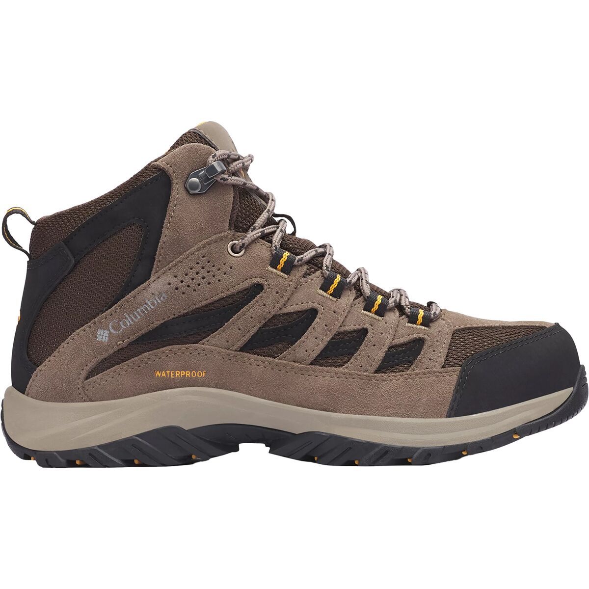 Columbia Men's Crestwood Mid Waterproof Hiking Boot in Cordovan / Squash - Size: