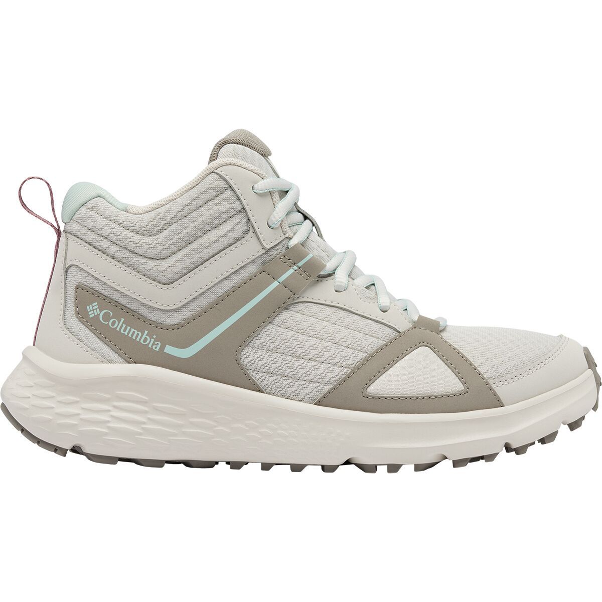 Columbia Women's Novo Trail Mid Hiking Boot in Cloud Grey / Cool Green - Size: