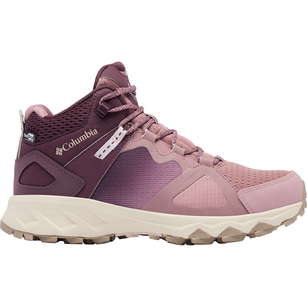 Columbia Women's Peakfreak Hera Mid Outdry Boot in Flint Grey / Berry Patch - Size: 10