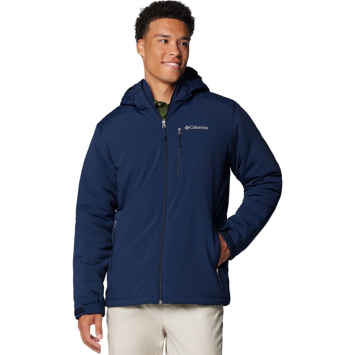 Columbia Men's Gate Racer II Softshell Jacket in Collegiate Navy - Size: XL