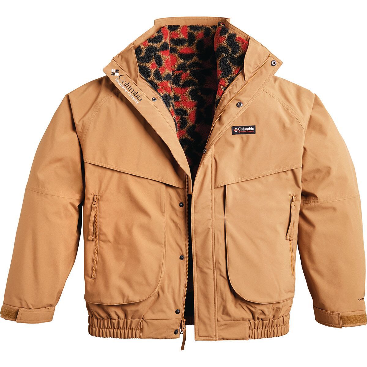 Columbia Men's Powderkeg II Remastered Interchange Jacket in Camel Brown - Size: Large