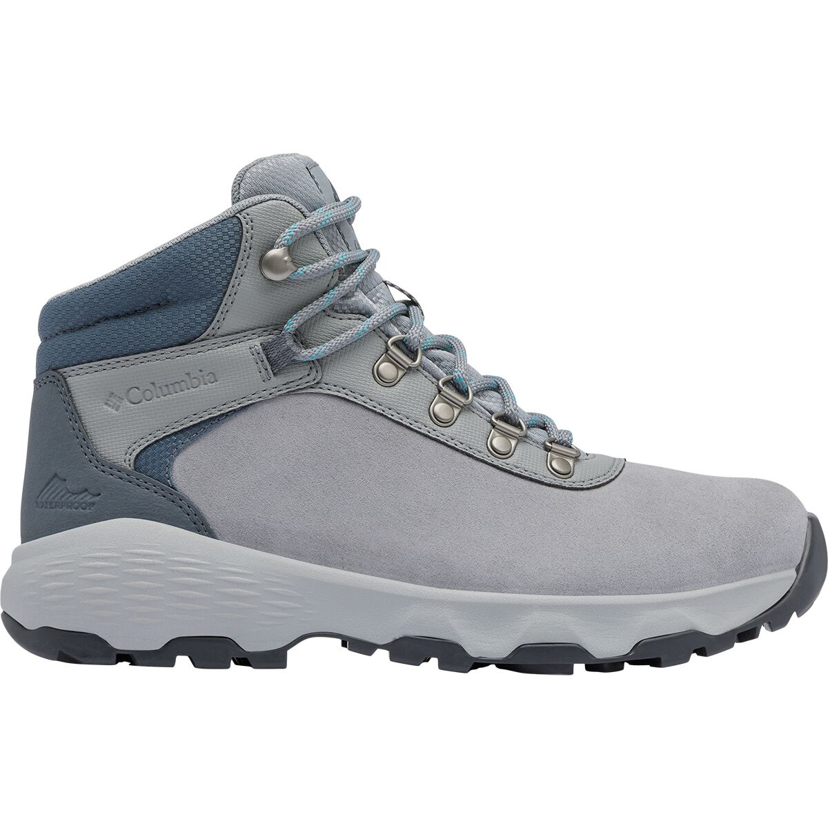 Columbia Women's Newton Wander Hiking Boot in Monument / Teal - Size: