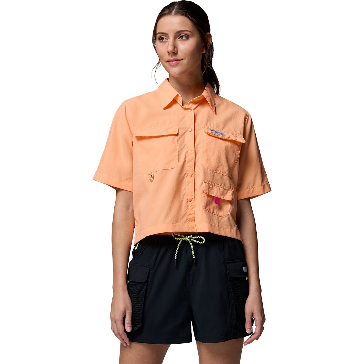 Columbia Columbia Women's PFG Open Water Short-Sleeve Shirt in Bright Nectar - Size: XL - $32.50 at Steep and Cheap