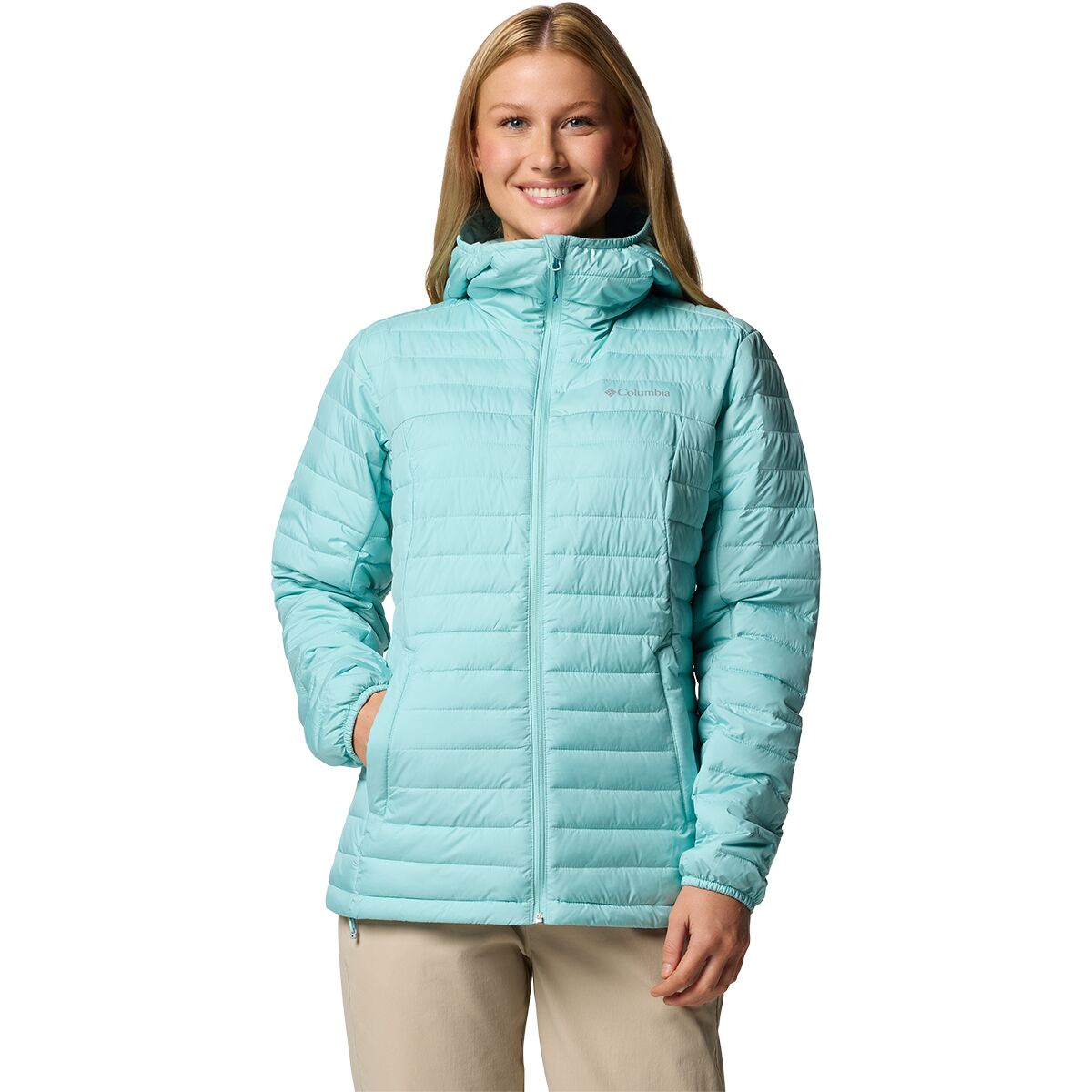 Columbia Women's Silver Falls II Hooded Jacket in Spray - Size: XS