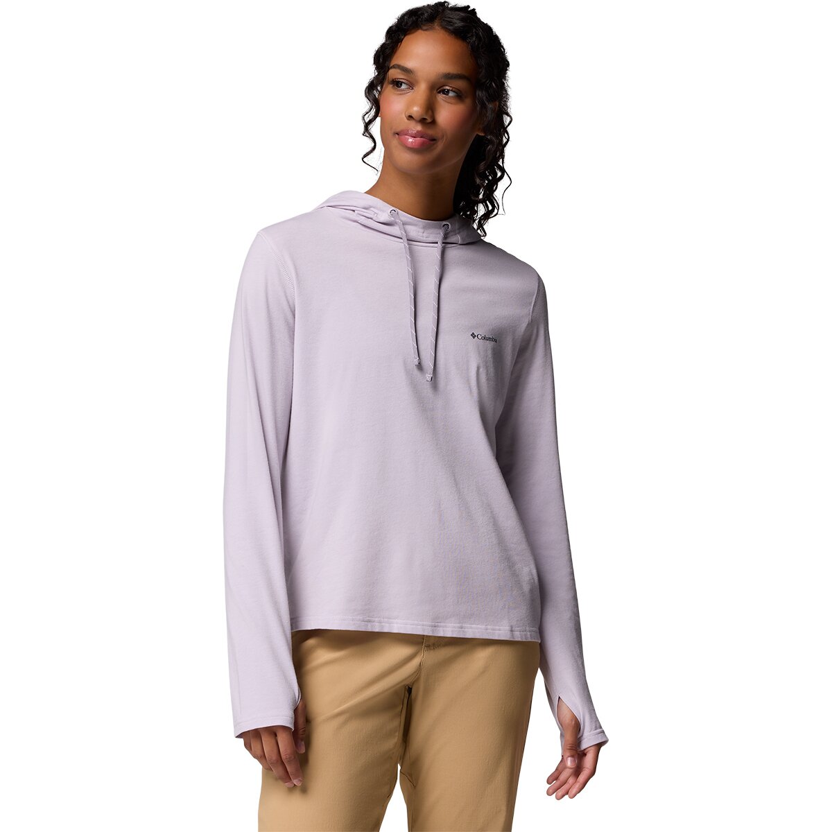 Columbia Women's Sun Trek II Hoodie in Lavender Pearl - Size: XS