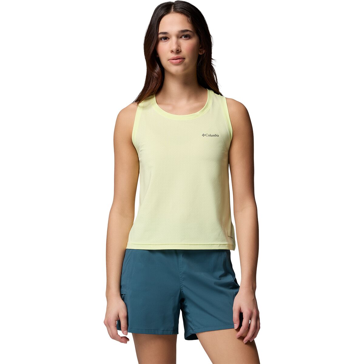 Columbia Women's Wild Springs Tank Top in Citron Haze - Size: XS