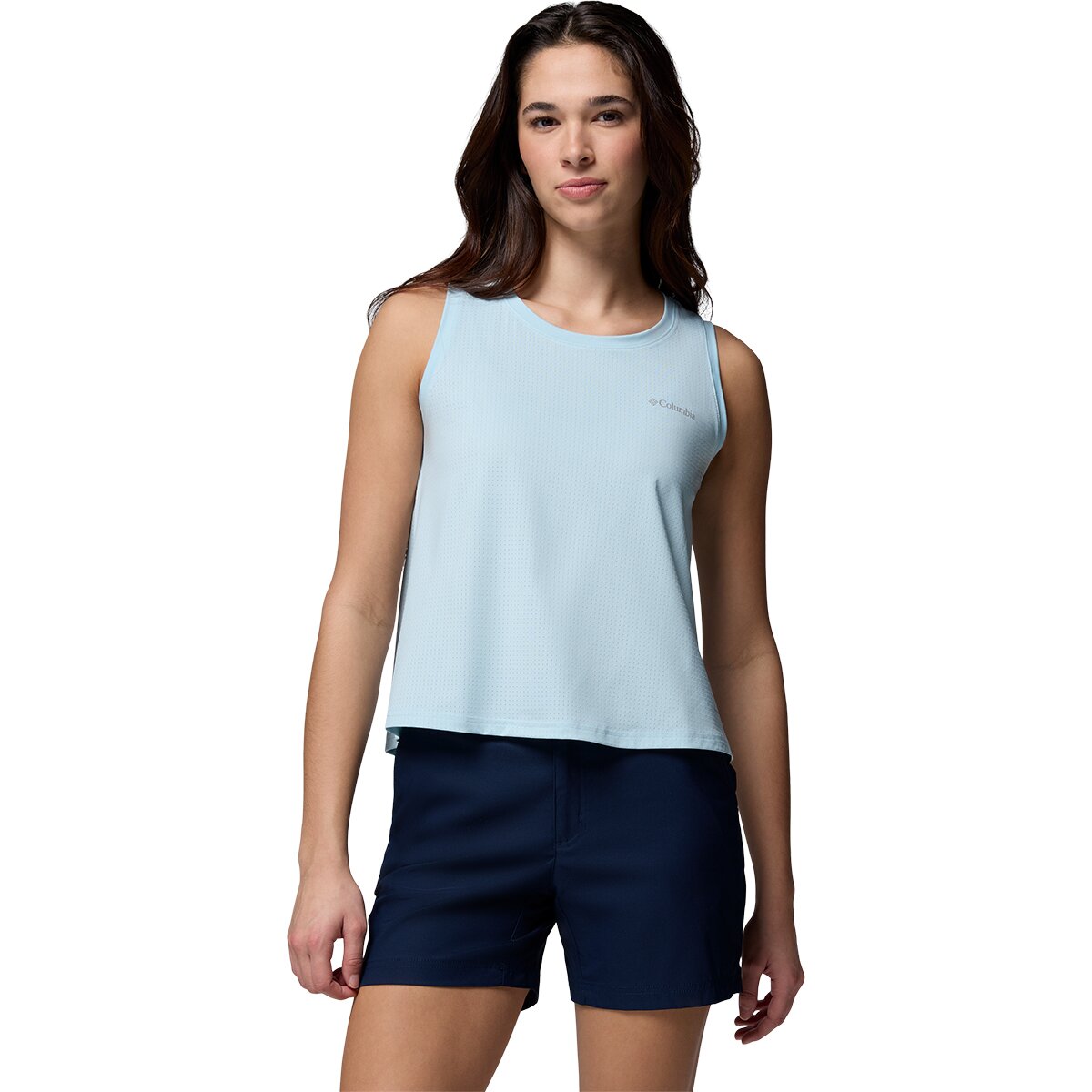Columbia Women's Wild Springs Tank Top in Marine Light - Size: Medium