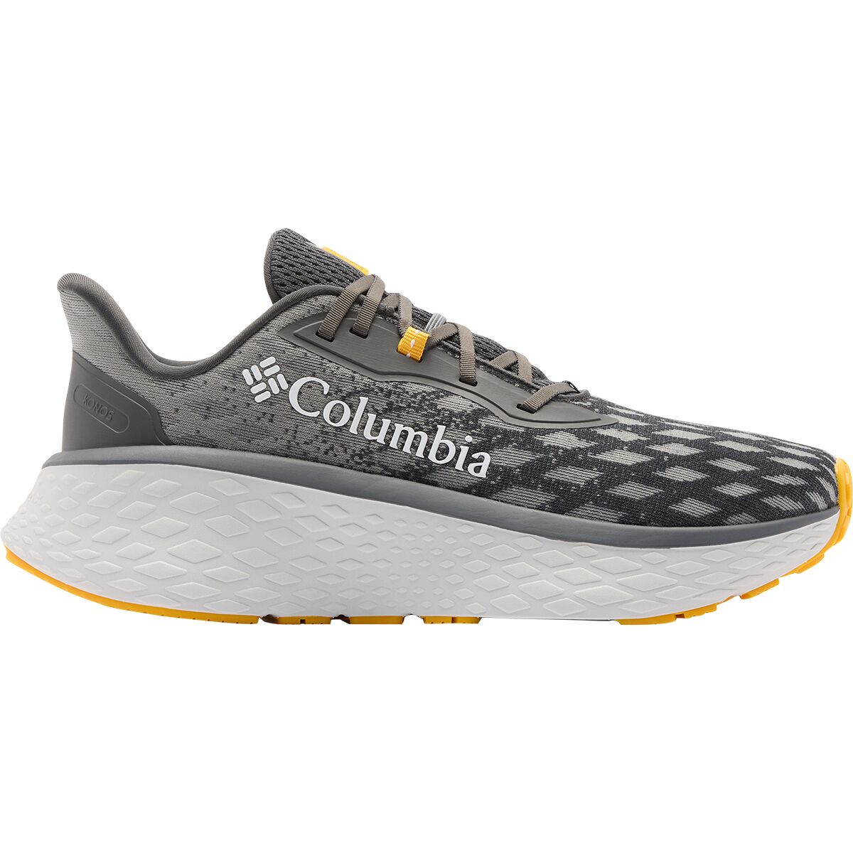 Columbia Men's Konos Elevate Trail Running Shoe in Dark Grey / Stinger - Size: