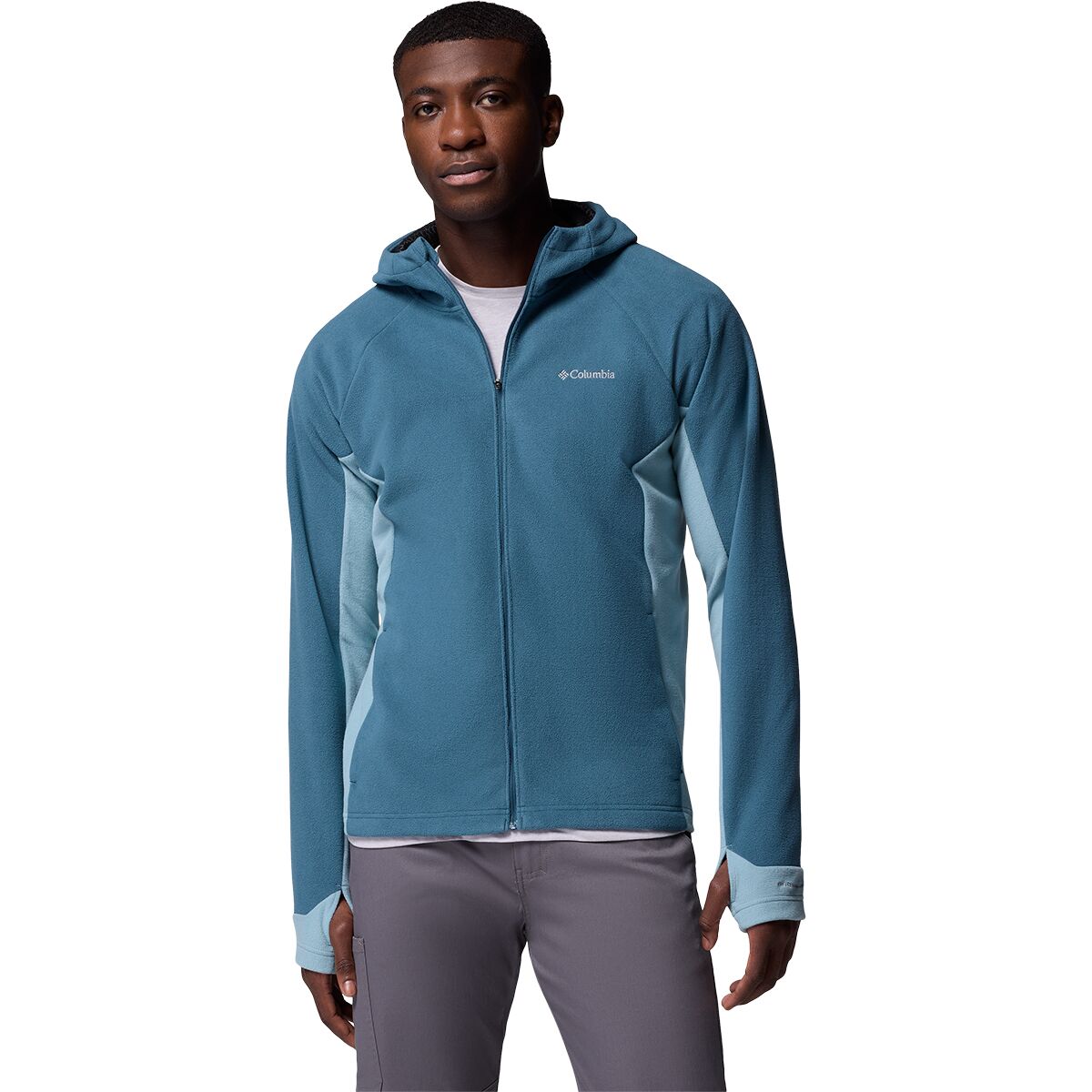 Columbia Men's Arctic Peak Hooded Full-Zip Jacket in Everblue / Crushed Blue - Size: XXL