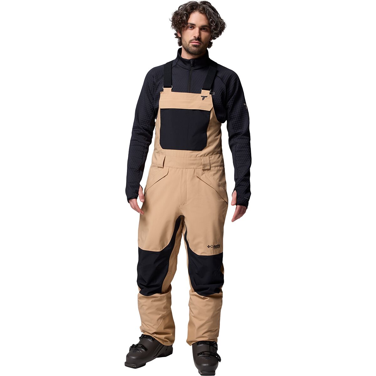 Columbia Columbia Men's Winter District Bib in Canoe / Black - Size: S/Regular - $110.00 at Steep and Cheap