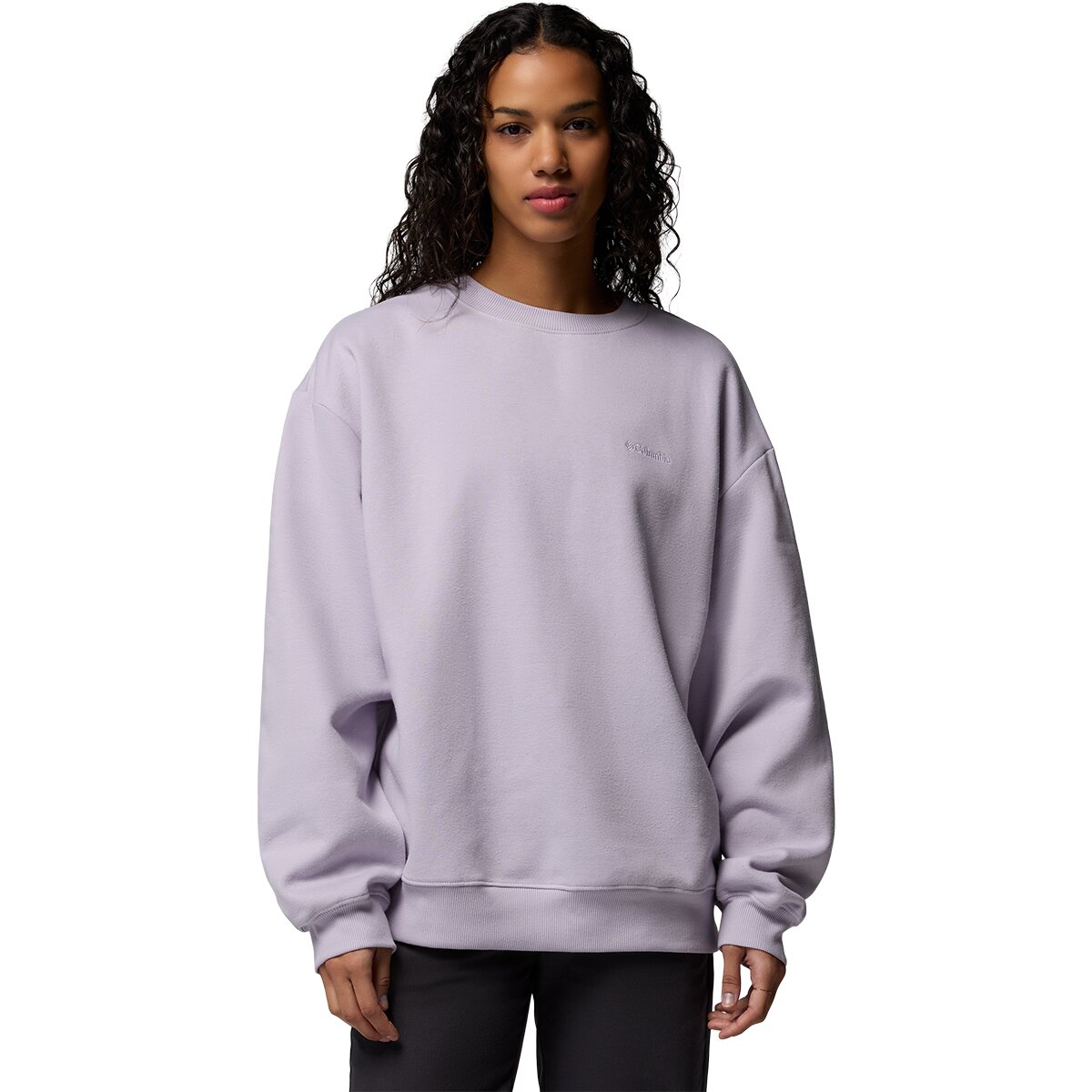 Columbia Women's Aldermore Crew Sweater in Lavender Pearl - Size: XL