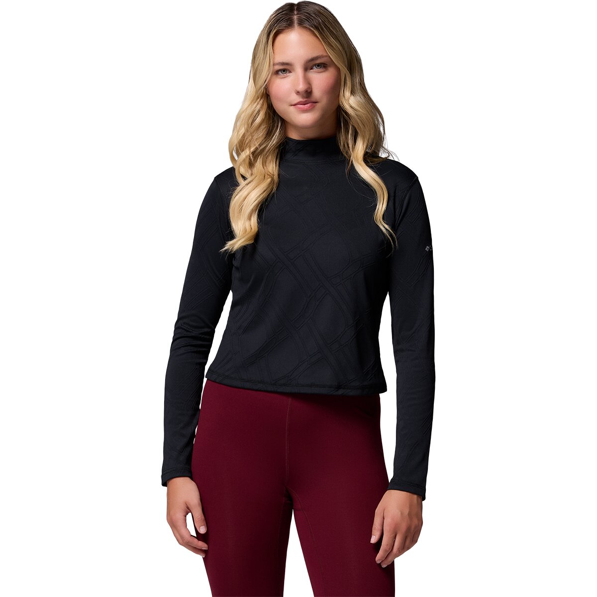Columbia Women's Granite Point Long-Sleeve Turtleneck in Black - Size: Large