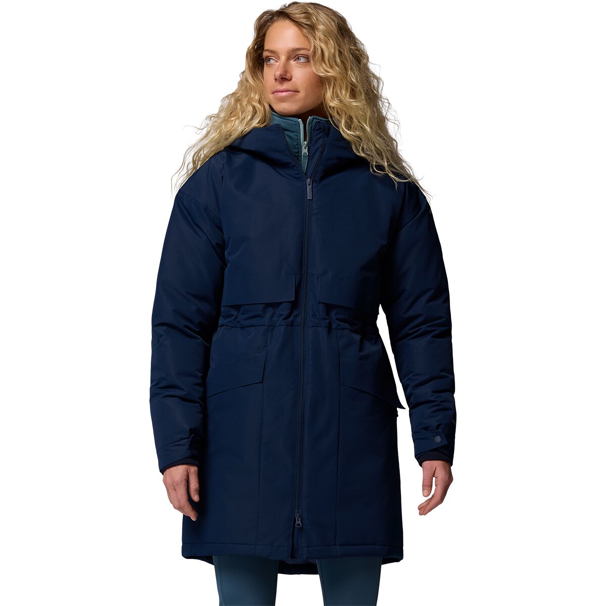 Columbia Women's Juniper Ridge III Down Parka in Collegiate Navy - Size: Large