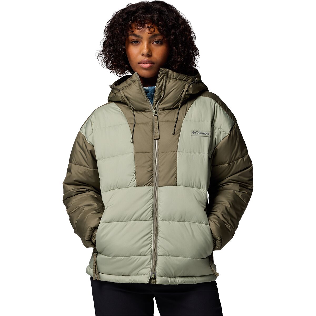 Columbia Women's Pike Lake III Hooded Jacket in Safari - Size: XL