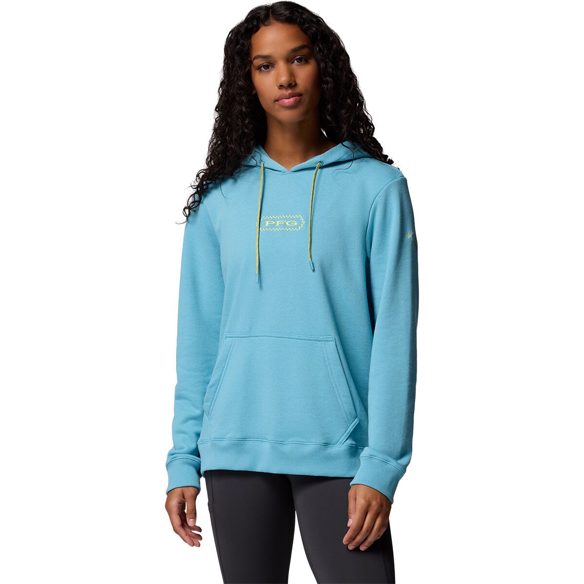 Columbia Women's Sunrise Basin Fleece Pullover Hoodie in Vintage Blue - Size: XL
