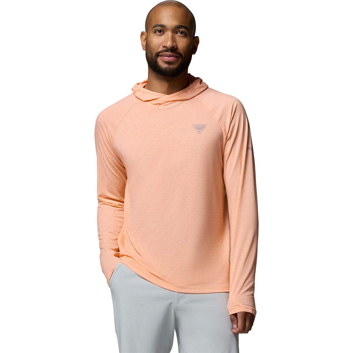 Columbia Men's PFG Uncharted II Hoodie in Bright Nectar - Size: Large