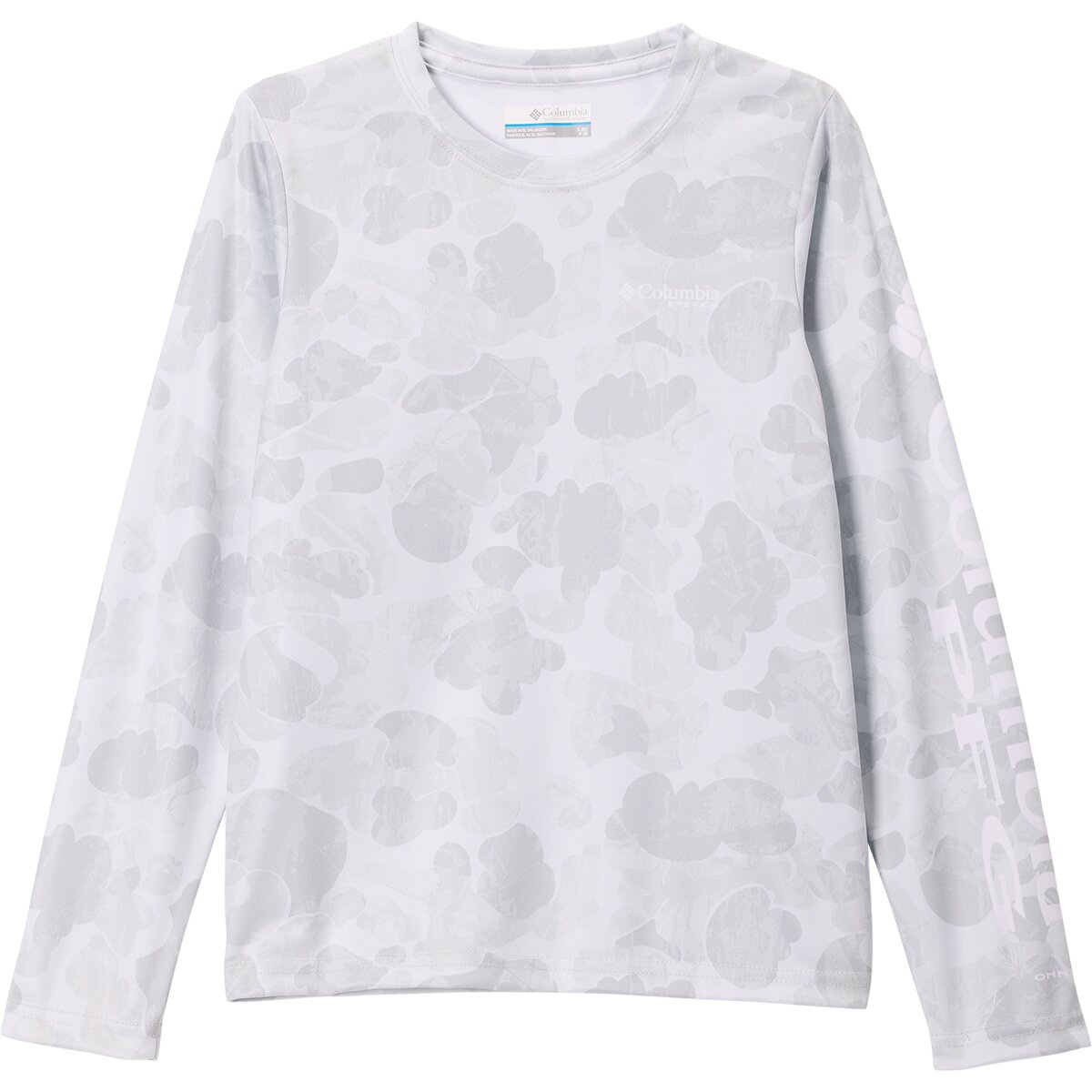 Columbia Super Terminal Tackle Long-Sleeve Shirt - Kids' in Cool Grey Deltawoods - Size: Medium