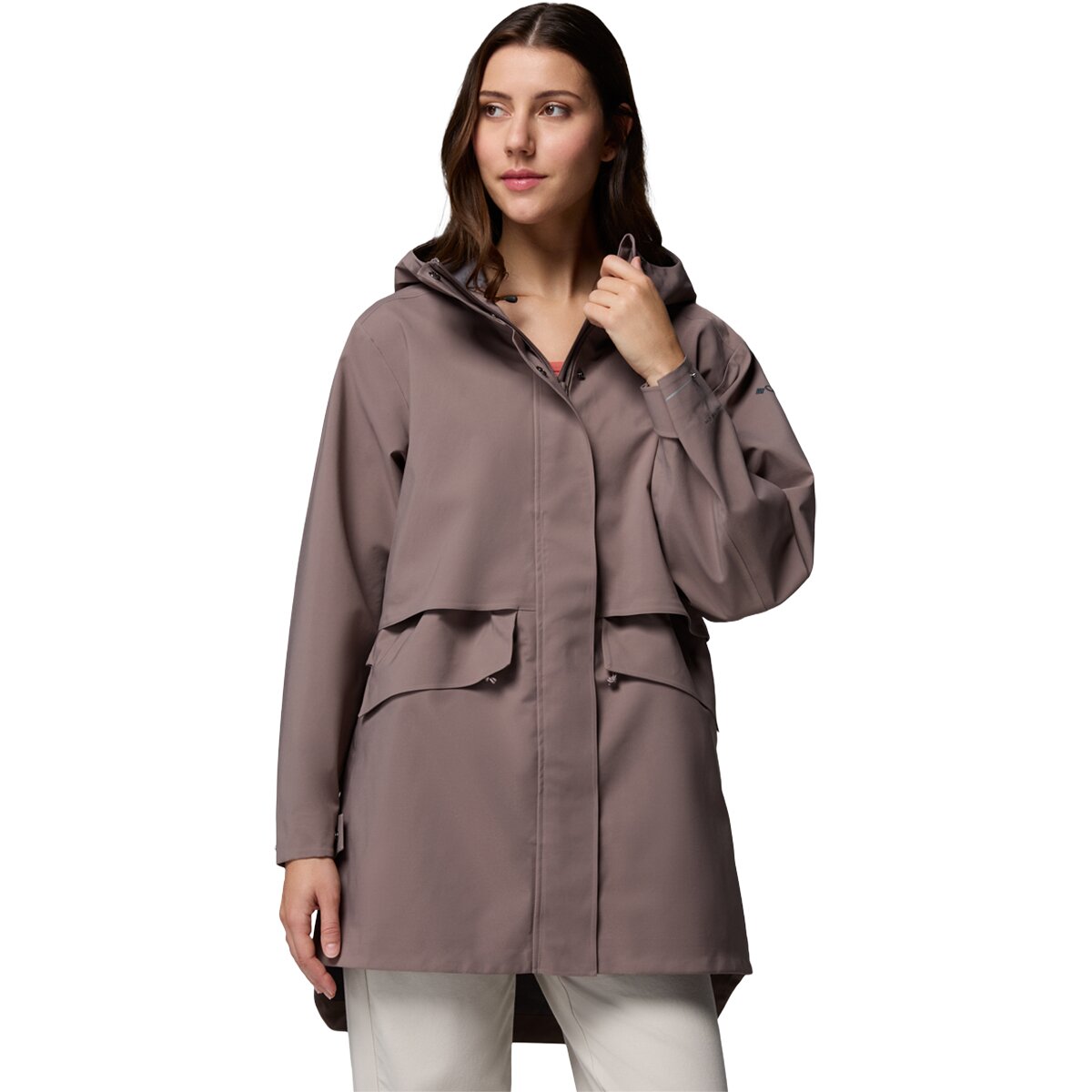 Columbia Women's AmazeRain 3L Shell in Iron - Size: XL