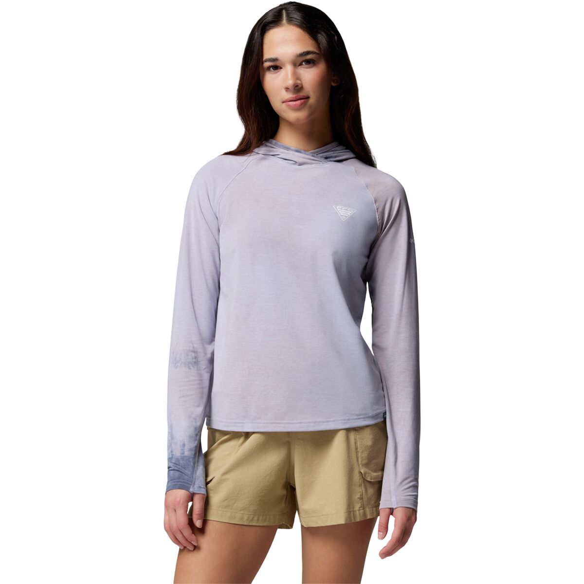 Columbia Columbia Women's PFG Uncharted II Cloud Hoodie in Twilight / Cloud Dye - Size: Small - $32.50 at SteepandCheap.com