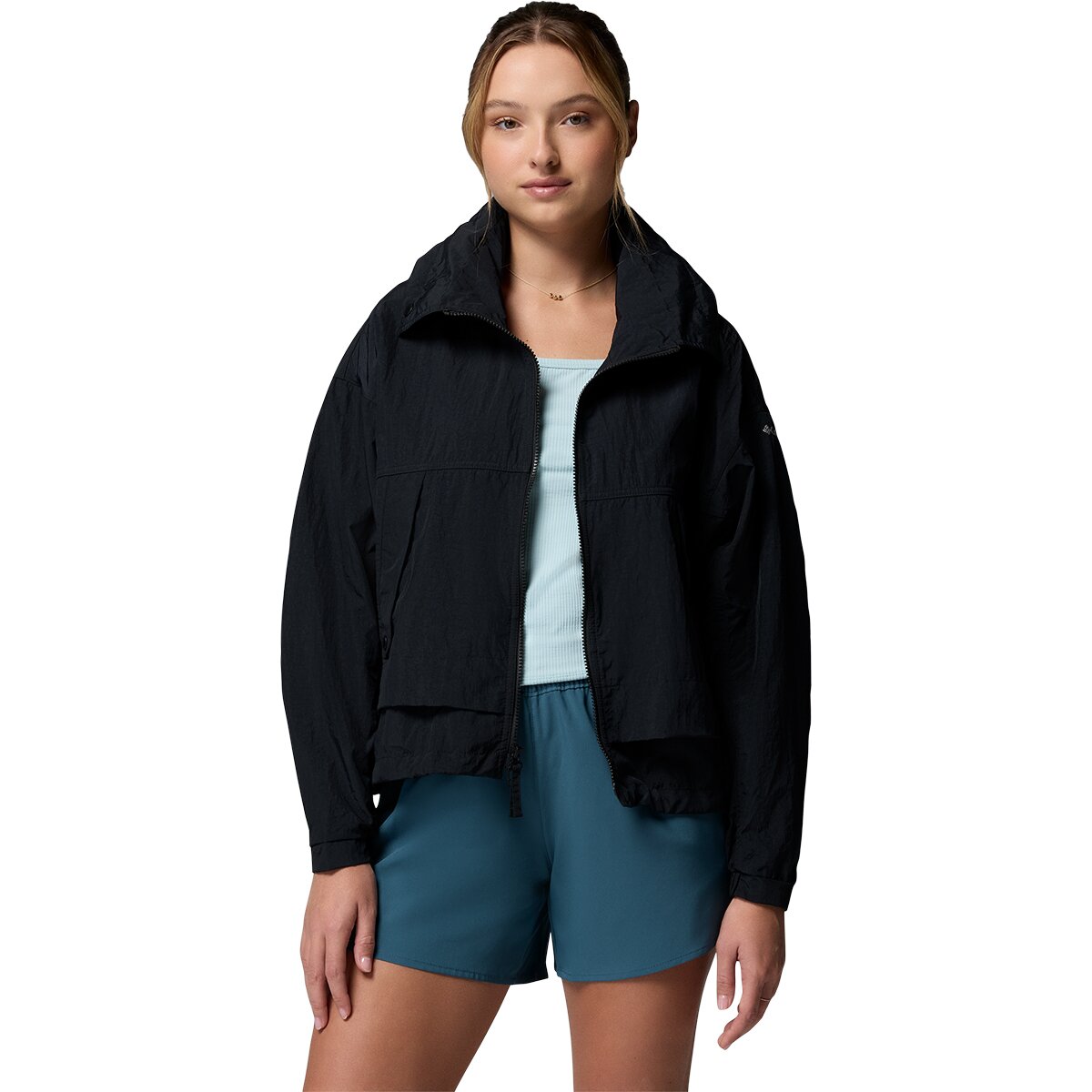 Columbia Women's Paracutie II Windbreaker in Black - Size: Medium