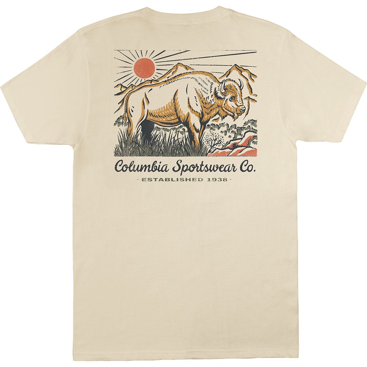 Columbia Columbia Men's Stock T-Shirt in Chalk - Size: Small - $10.00 at SteepandCheap.com